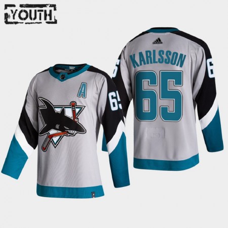 Dětské Hokejový Dres San Jose Sharks Dresy Erik Karlsson 65 2020-21 Reverse Retro Authentic